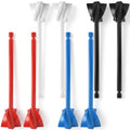 8PCS Silicone Paint Mixer for Drill 4-Blade 1/4" Hex Shank Paddle