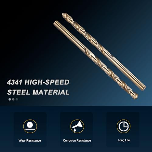 PATIKIL Micro #15 Drill Bit 4341 High-Speed Steel for Thin Metal 10 Pack - size: #15