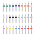PATIKIL 30 Pack 0.45mm Micro Drill Bits Carbide Tungsten Steel - size: 0.45mm