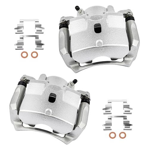 cciyu Front Left & Right Disc Brake Calipers w/Bracket 18-B4910 18-B4911 - size: Front[18-B4910+18-B4911]