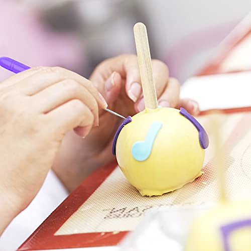 Grosun 6 Pieces Cookie Scribe Tool Sugar Stir Needle Scriber Needle Cookie Decorating Tools, DIY Baking Pin Whisk Stainless Steel Needle Biscuit Icing Pin - color: A