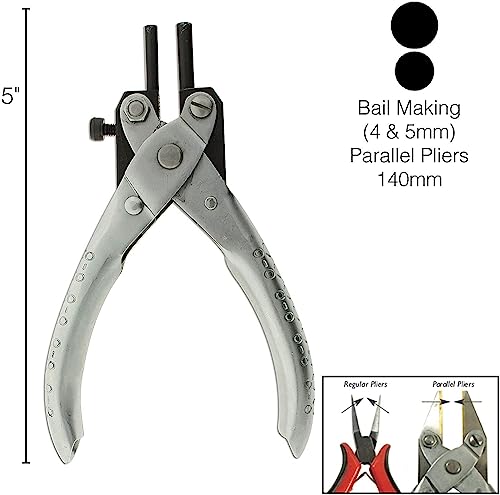 The Beadsmith Bail Making (4 & 5mm) Parallel Plier - style: Bail Making - 140mm