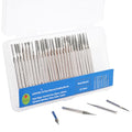 ILOVETOOL 30Pcs Diamond Drill bits Burr Set, 1/8 Inch Shank for Dremel, for Glass, Ceramic, Stone, Jewelry Making - Engraving, Carving, Polishing Bits - size: Shank 3mm(1/8-inch)