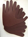 Peel and Sticking Sanding Glove Replacement Papers Five Pack, Right Hand, 220 Grits