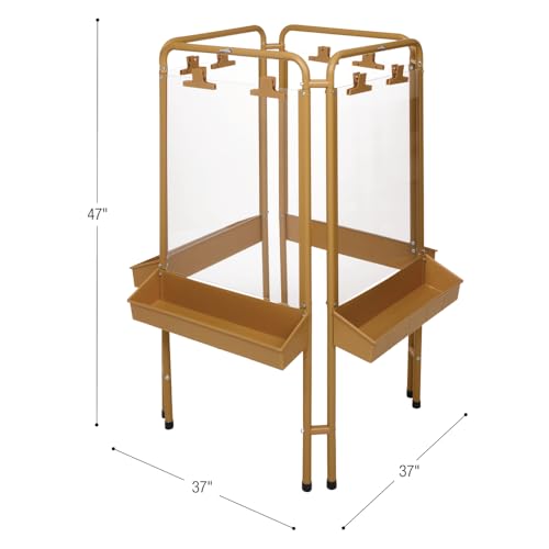 Colorations 4-Way Indoor/Outdoor Acrylic Panel Easel - style: 4-Station, Tan