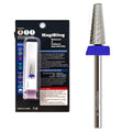 Medium Small 5-in-1 Tapered Barrel Nail Drill Bit, 3/32", Large-Angle Taper - size: Medium(M)