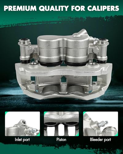 SCITOO Front Left & Right Disc Brake Calipers With Bracket 18B5063 18B5062 - size: Front[18B5063 & 18B5062]