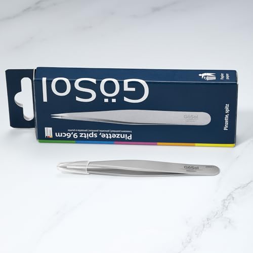 Tweezers - Professional Pointed Tweezers for Women and Men