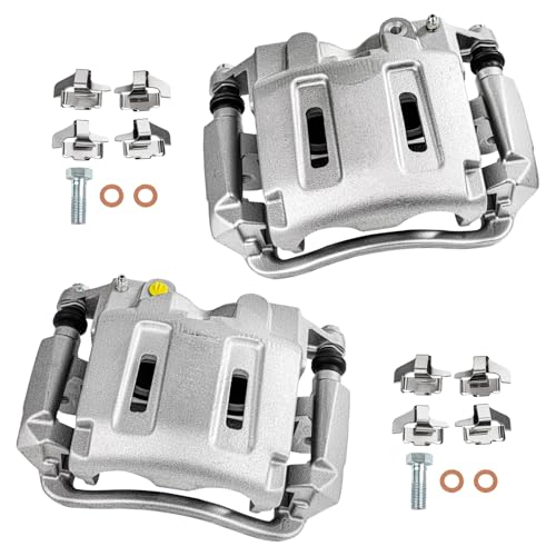 cciyu Front Left & Right Disc Brake Calipers Assembly 18B4997 18B4996 - size: Front[18B4997+18B4996]