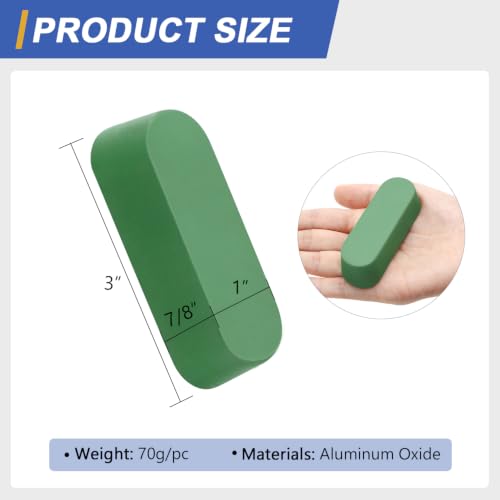 SCOTTCHEN Stropping Compound, 7.4 Oz. Fine Green Buffing Polishing Compound, Leather Strop Compound, Honing Compound for Knife Polishing-3Pack - size: 7.4 Oz. - Green Fine