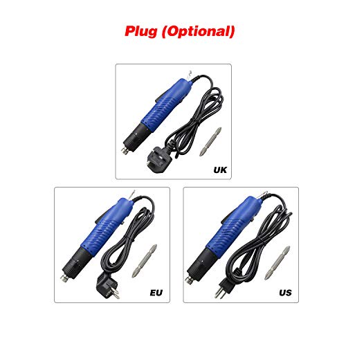AC 110V Electric Screwdriver Handheld Corded Electric Screw Driver Adjustable Torque 1/4-in Screw Bit Diameter Repair Tool