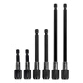 Drill Bit Extension, 6-Piece, 2.36"-6", Secure Locking