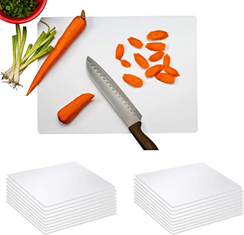 Crown Display Disposable Cutting Boards 100 Count Premium Quality Disposable Sheets For Kitchen And Commercial Use ~ Patent Pending ~ Recyclable Disposable Cutting Board Sheets (Medium (10"x13.5")) - color: White, size: Medium 100 Count