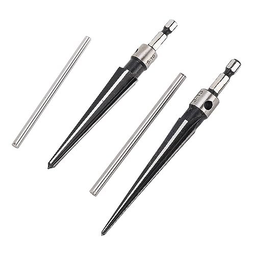 Hand Tapered Reamer, 6 Flute 45 Steel T Handle Tool