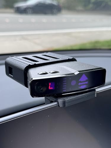 Radar Holder for Valentine One Gen2 Compatible with Tesla Vehicles - Black (V5 Platform)