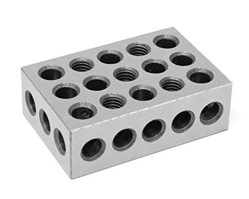WEN 10423 3 x 2 x 1-Inch Steel-Hardened Precision 123 Blocks, Two Pack - size: 1 x 2 x 3 in