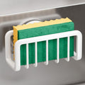 TAILI White Sponge Holder for Kitchen Sink with Strong Suction Cup - color: White, size: 5.1" x 2.3"