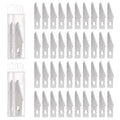 HARFINGTON 40pcs Exacto Knife Blades #2 Hobby Knife Replacement Blades