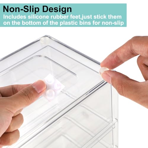 Prsildan Stackable Desk Organizers with 20 Drawers, Craft Storage Drawer - size: Stackable-20 Drawers