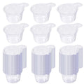 200Pcs 40ml Disposable Plastic Resin Mixing Cups Multipurpose Dispensing Cup for Mixing Paint, Stain, Epoxy, Resin (Clear)