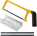 6-Inch Hacksaw, Extra Fine Cut Hand Saw with 2 Hacksaw Replacement Blades
