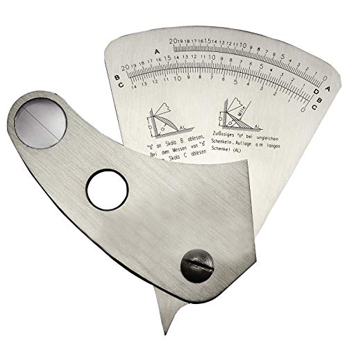 RIVERWELD Fan-Shaped Welding Gauge Sector Weld Gage
