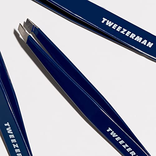 Tweezerman Slant Tweezer – Tweezers for Eyebrows Evening Blue - style: Evening Blue