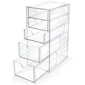 Prsildan Hair Accessories Organizer Acrylic Drawer with 5 Small Drawers - size: 5 Drawers