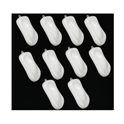 10PCS Car Painting Speed Shapes Model Display with Small Hook - color: 10PCS white speed shapes