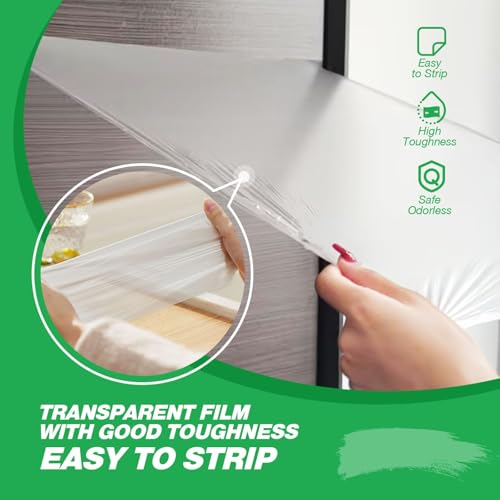 E-SDS Masking Liquid Tape, 64 fl.oz Transparent Peelable Coating for Window - size: 64 fl.oz