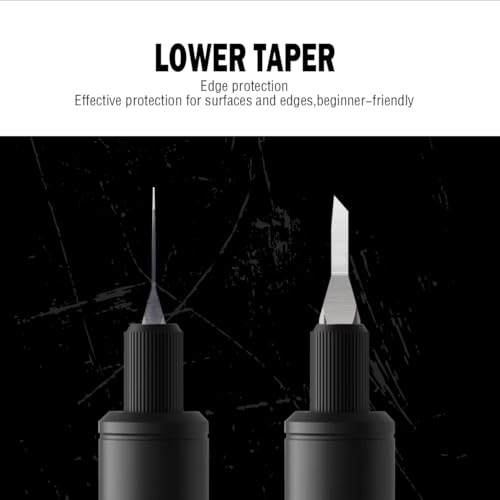 9-Piece Model Scribing Tool Kit with Tungsten Carbide Blades & Tape - size: 0.15mm/0.3mm/0.5mm
