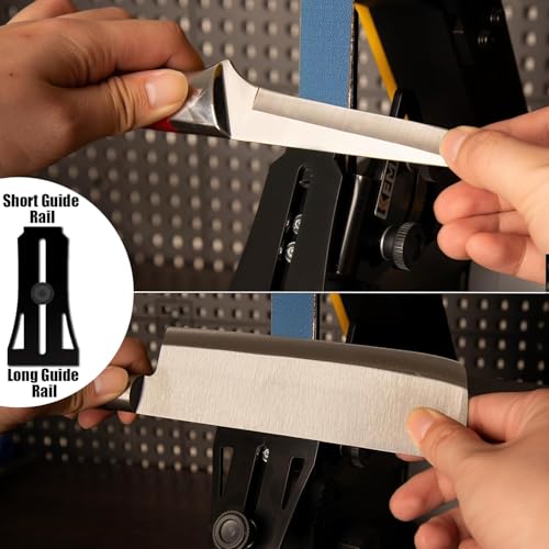 Knife Sharpening Angle Guide for 1 x 30 inch Belt sander, 10-45 Degree Angle Guide, Model 3 - size: 3