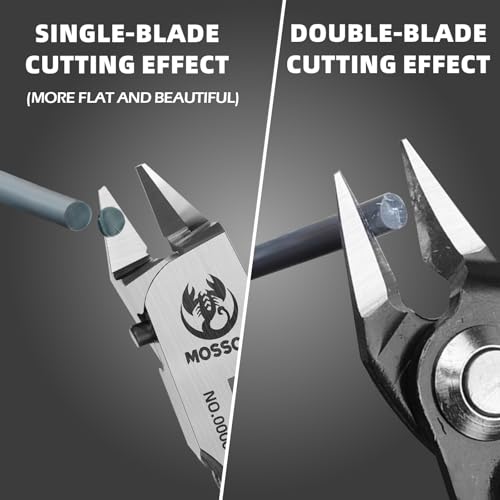 HYHX-1.0 Ultra-Thin Single-Edge Model Nipper, 120mm Sprue Cutter - style: Black-Advancers(Durable)
