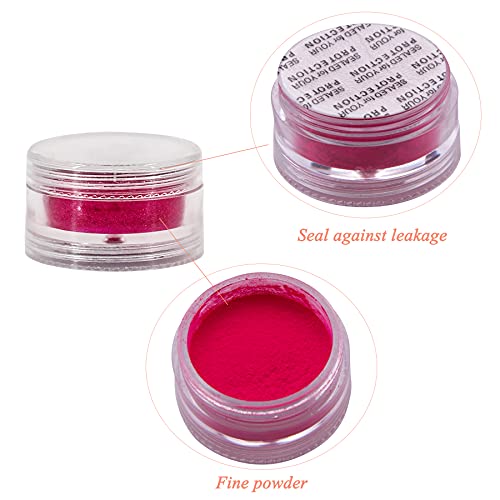Duufin Pigment Powder for Nails 36 Colors Nail Pigment Powder - color: Vibrant