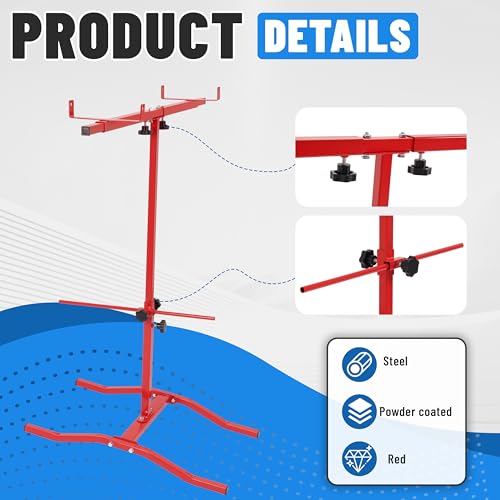 Universal Spray Paint Stand Adjustable Up to 21 LBS T-Bar Rack