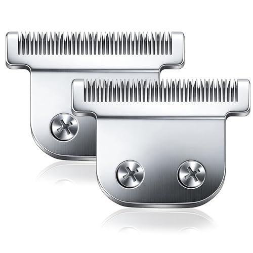 02144 Detachable T Blade Compatible with Wahl Replacement Blade - color: Silver(2PCS)