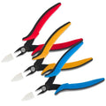 Flush Cutters, 3 Pack 5.3" Wire Cutters for Crafting, Ultra Sharp Flush Cut Pliers for Jewelry Making, Diagonal Cutting Pliers for Models, Aluminum Wire, Jewelry, Plastic and Soft Copper Wire - size: 3 Pack