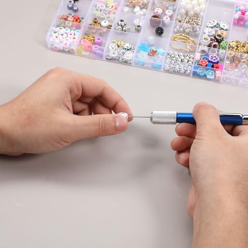 21 PCS Metric Mini Micro Drill Bit Set, Carburetor Jet Drill Bits Pin Vise Set Numbered 61-80 Mini Jeweler's Chuck Vice Hss Twist Drills Bits with Mini-Pin Vise & Plastic Case for Wood Jewelry DIY