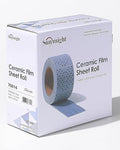 Sunmight Ceramic Film Sandpaper Roll 2.75" x 13.12yd 320G — Hook & Loop Sand Paper Sheets for Auto Body, Car Sanding, Wood, Metal, Longboard Block Tools | Wet Dry Automotive Shop Supplies, Wet Dry Use - size: 320G Grip