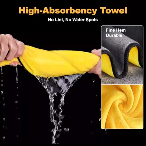 9PCS Wheel Detailing Cleaning Kit Metal-Free Scratch-Free Rim Brush - color: 9