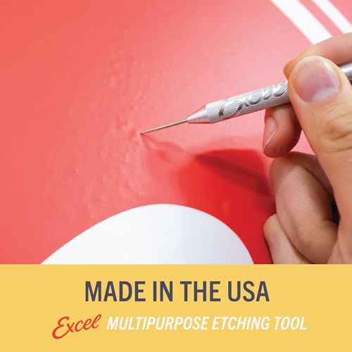 Excel Blades Scratch Awl Tool, Vinyl Weeding & Air Release, Carbon Steel