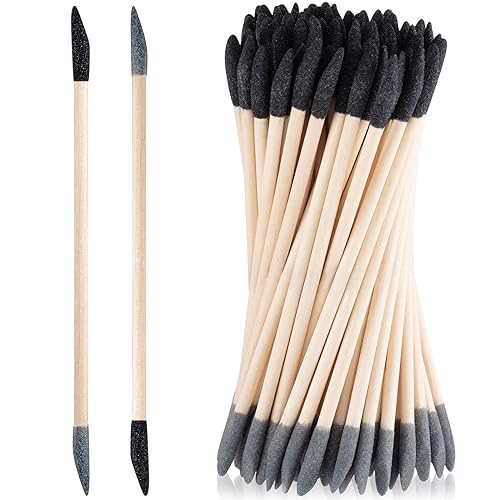 60 Pcs Sanding Sticks, Double End Matchsticks Sanding Twigs