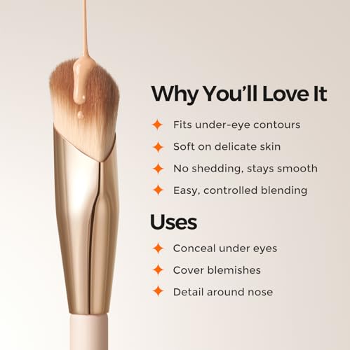 Albeaut Under Eye Concealer Brush, Precision Face Makeup Brush - style: P193 Concealer