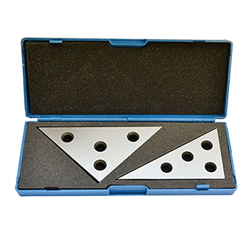 2-Pack Angle Blocks Set 30-60-90 Degree and 45-45-90 Degree