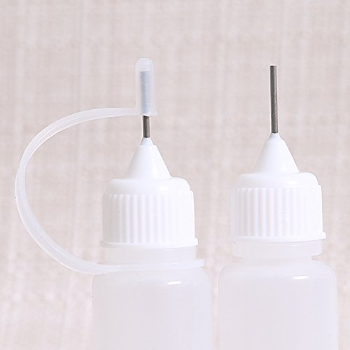 10 Pieces 30ml Precision Tip Applicator Bottle Needle Glue DIY Quilling Tool Precision Squeeze Bottle