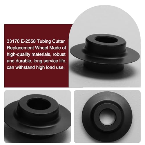 QQZ Pipe Cutter Replacement Wheel 33170, for Ridgid Pipe Cutter 30, 40, 108, 109, 109P, 154 and 156-2 Pcs