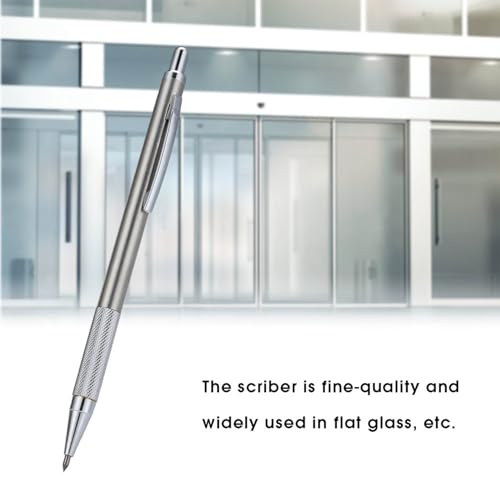 Metal Scribe, Engraver Pen, Tungsten Steel Tip Glass Engraving Pen, Metal Scribe Tool for Glass Ceramic Plate