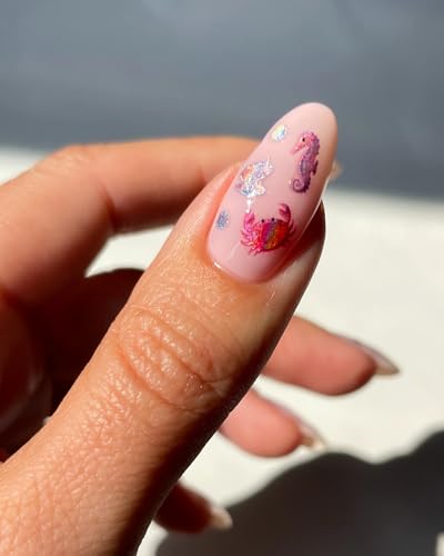 Deco Beauty Angelfish -Super Thin & Easy-to-Apply Nail Art with the Cutest Designs-Durable & Long-Lasting Nail Art Stickers and Decals for Women, for DIY At-Home Manicures & Salon-Quality Nails - color: Angelfish