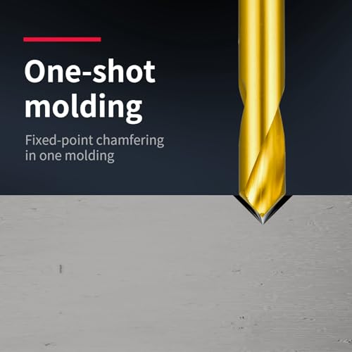 Positioning Drill 90° Metric Titanium-Coated Drill bit High-Precision Centre Drill Suitable for Metal/Wood/Plastic CNC Machining DRINYOUNG(90 Degree, 5x50L TIN) - color: 90 Degree, size: 5x50L TIN