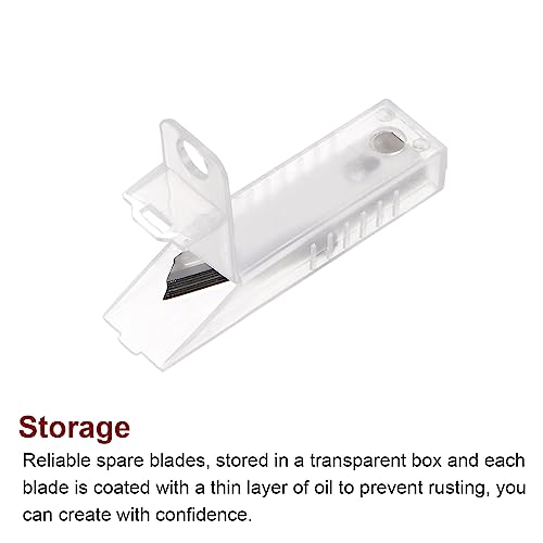 HARFINGTON 40pcs Exacto Knife Blades #2 Hobby Knife Replacement Blades